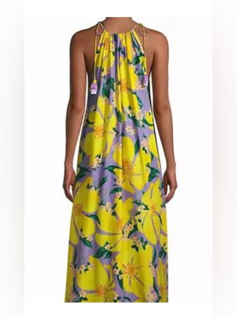 Farm Rio Pietra Floral Lilac Dress - Picture 4 of 7